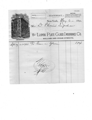 Llyod glass insurance - llyod's,