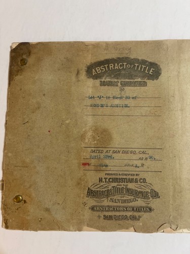 1896 abstract title - title, insurance